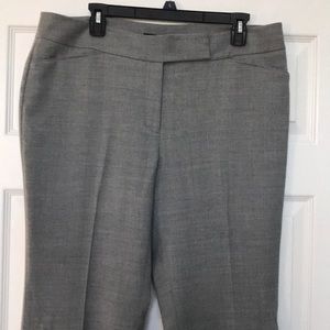 White House Black Market Gray Lined Slacks